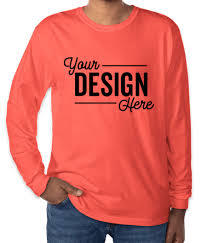 T-shirt décontracté à manches longues et col rond pour femme, imprimé lettres corail - Product Image 6