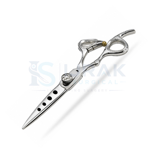 Tijeras de Peluquería de Acero Inoxidable de 6 Pulgadas, Rectas, Afiladas, para Corte Profesional en Salón - Product Image 1