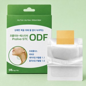 Produits d'hygiène bucco-dentaire portables Prolive STC ODF Propolis Peppermint Oil Oral Dissolving Film pour l'entretien de l'haleine 5 feuilles minz mundfilm - Product Image 4