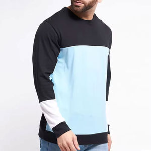 เสื้อยืดแขนยาวถักเนื้อผ้าคอตตอน 100% คอกลม สไตล์ลำลอง สตรีทแวร์ สำหรับผู้ชาย ใส่ได้ในฤดูร้อน รับสกรีนโลโก้ - Product Image 2