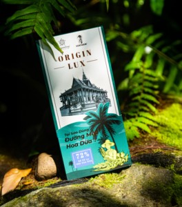 Barre de chocolat noir au nectar de noix de coco 72% cacao pour des collations saines, chocolat en gros avec emballage personnalisé en boîte cadeau - Product Image 5