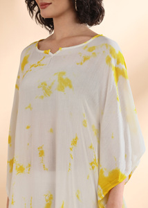 High Quality Designer Rayon <b>Kaftan</b> Tie Dyed <b>Summer</b> Daily Wear Regular Fit Sweetheart neck at Best Price by Supplier - Product Image 3