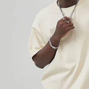 T-shirts imprimés amples de haute qualité fabriqués au Pakistan, prix de gros pas cher, 100% coton, pour hommes - Product Image 5