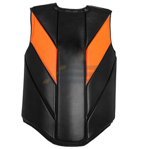 Wholesale Price Black-Color Chest Guards New Design Leather Made Chest Guards for <b>Boxing</b> Training Chest Guards - Product Image 6