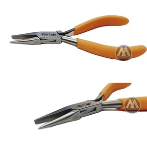 Alicates de punta plana con logotipo privado con mango suave - Product Image 6