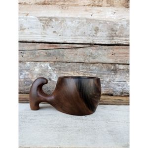 Natural Wooden <b>Tea</b> <b>Cup</b> & <b>Saucer</b> for <b>Tea</b> Coffee <b>and</b> Beverages Adding Warmth - Product Image 3