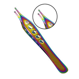 2026คีมตักฟันแบบมีรูขนาด1x2ฟันมีรูสีรุ้งชุดเครื่องมือทำมือหลากสีหลายสีหลายสี - Product Image 5