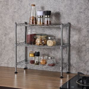 UltraZinc 3-Tier Cabinet Organizer Efficient <b>Storage</b> Solution - Product Image 2
