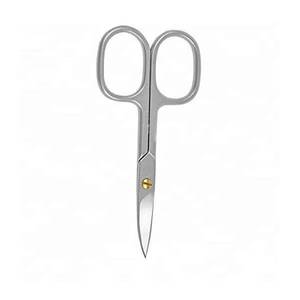 Ciseaux à manucure, lame en acier inoxydable, manche en plastique bleu, pointe droite et tranchante, coupe-cuticules pour adultes - Product Image 5