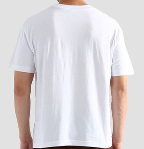 T-shirt sportif à manches courtes pour homme, coupe ajustée, séchage rapide, couleur unie, col rond, tricoté en polyester, pour les activités sportives - Product Image 3