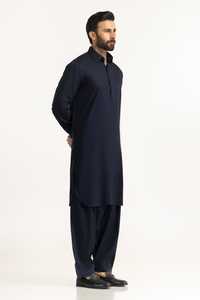 Salwar Kameez Islámico Formal para Hombre, Diseño Bordado, Algodón, Viscosa, Poliéster, Absorbe la Humedad, Secado Rápido, Largo hasta la Rodilla - Product Image 2