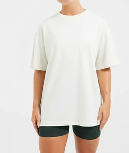 Camisetas de Verano de Manga Corta para Mujer, Cuello Redondo, Tejidas, Casuales, de Secado Rápido, Transpirables, para Fitness, Moda, Precio al por Mayor de Alta Calidad - Product Image 1