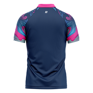 Polo de golf pickleball personnalisable sans couture OEM ODM vêtements de tennis chemise printemps vêtements d'équipe vêtements de sport imprimés au Vietnam - Product Image 4