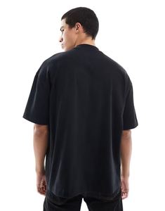 Camiseta con efecto acid wash 100% algodón, oversize, tallas grandes, con estampado gráfico, camisetas para hombre con logo impreso, camiseta vintage para hombre, ropa al por mayor. - Product Image 5