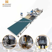 Machines de fabrication de meubles, routeur CNC M-shine 1530 pour le travail du bois, traitement multi-matériaux, lame de scie + couteau vibrant CCD