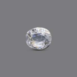 Loose 3.95 Ct Lab-Created Paraiba White Zircon Gemstone for Fine Jewelry - Product Image 1