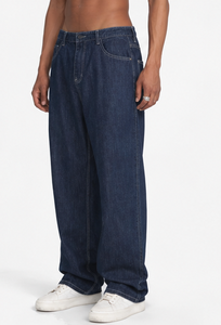 Pantalones de mezclilla Vintage para hombre APO, pantalones vaqueros informales de pierna recta holgados de moda de calle americana de verano sofisticados - Product Image 2
