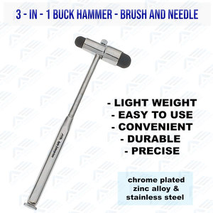 Marteau réflexe neurologique médical 5 en 1 Marteau Tromner à percussion Ensemble Instruments chirurgicaux médicaux Instruments médicaux - Product Image 2