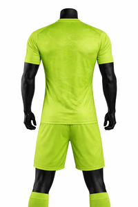 Custom Printed Men's Black Pink Soccer Jersey Set Short Sleeve Moisture Wicking Polyester All Seasons Crew Neck Athletic Fit UPF - Product Image 5