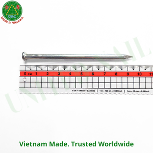3.7 inch Smooth Shank Steel <b>Nails</b> with Checkered Head Style for Construction Projects from Vietnam | clavo de uso gene - Product Image 2