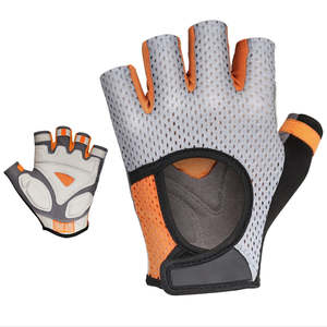 Guantes de Conducción Unisex de Cuero para Exteriores, Ajustables, con Almohadilla de Gel para la Palma, de Alta Calidad, Precio al por Mayor Personalizado - Product Image 1