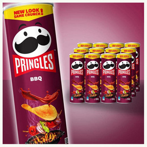Nuevos Pringles en venta: Papas Fritas con Sabores a Queso, BBQ, Crema Agria y Cebolla. Distribuidor de Suministro a Granel. - Product Image 5