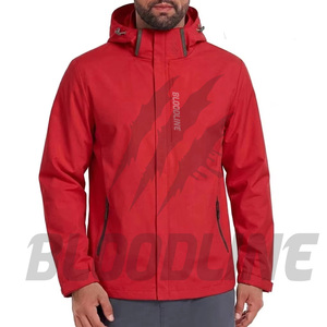Chaqueta Softshell Impermeable de Manga Larga para Hombre BLOODLINE, Ropa Deportiva para Exteriores, Abrigo de Invierno con Logotipo Estampado en la Parte Delantera - Product Image 4