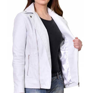 Chaqueta de Cuero para Mujer, Diseño Personalizado, Color Sólido, Transpirable, en Oferta, Precio Razonable - Product Image 6