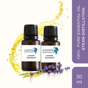 AARNAV Global Exports Huile Essentielle de Lavande 100ml 100% Pure Distillée à la Vapeur Aromathérapie Herbacée Tous Types de Peau - Product Image 4