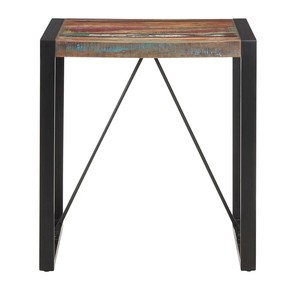 โต๊ะอาหารพับได้ไม้เนื้อแข็งรีไซเคิลสไตล์อินดัสเทรียลกลางศตวรรษ หลายสี สำหรับบ้าน ครัว ร้านอาหาร และบ้านสไตล์ฟาร์มเฮาส์ - Product Image 2