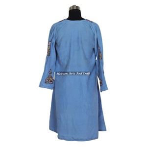 Vestido Balochi Kuchi auténtico para mujer, vestido bohemio único, vestido vintage hecho a mano, vestido bohemio Banjara Balochi, vestido vintage auténtico. - Product Image 3