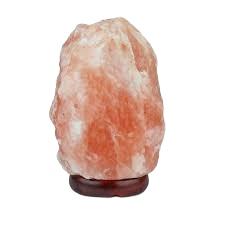 Venta caliente artesanía tallada a mano cristal Natural roca luz de noche ecológica Rosa lámpara de sal del Himalaya Base de madera OEM Feng Shui - Product Image 2