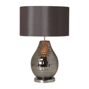 Creative Quality Hammered Textured Resin Black Table Lamp Modern Stacked Geometric Base Home <b>Lighting</b> With Woven <b>Shade</b> Lamps - Product Image 6