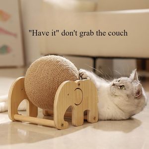 Juguete Ecológico para Gatos, Rascador de Yute 100% con Base Estable, Ejercicio Interactivo para Mascotas Pequeñas - Product Image 3