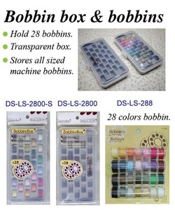 BOBINAS CON HILO DE 28 COLORES, HERRAMIENTAS DE PATCHWORK, ACOLCHADO, ARTESANÍA, COSTURA HECHO EN TAIWÁN, ENCHUFE DE ENGRANAJE - Product Image 3