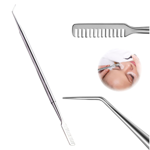 Outil professionnel de lifting des cils avec peigne séparateur en acier inoxydable pour le lifting des sourcils, formule végétalienne, construction durable - Product Image 1