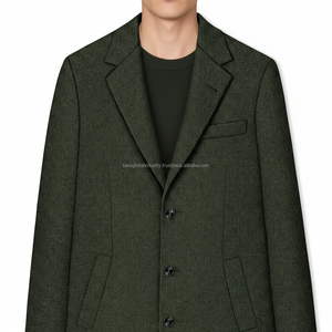 Abrigo Largo para Hombre, a Cuadros, Sólido, Impermeable, Personalizado, OEM, al por Mayor - Product Image 6