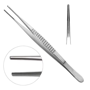 Pince manuelle Debakey de 8 pouces en acier inoxydable de qualité supérieure, neuve, pour tissus artériels et tissus non traumatiques, dorée, GUJJAR SURGICAL - Product Image 1