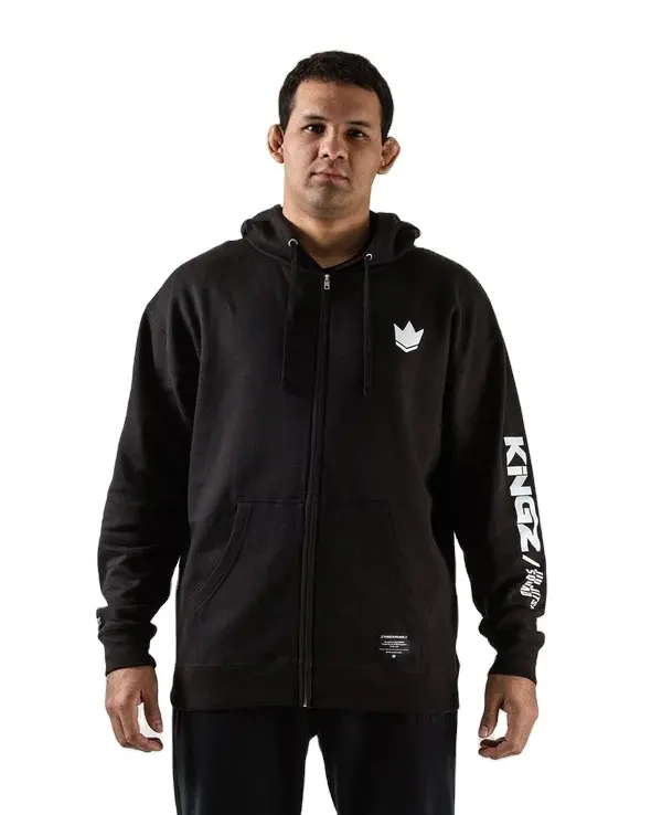 Trang Phục Thể Thao Chiến Đấu MMA Áo Hoodie Jiu JItsu Thiết Kế Tùy Chỉnh Áo Hoodie Lông Cừu Cotton/Áo Hoodie Kingz Tùy Chỉnh Chất Lượng Cao Cho Nam