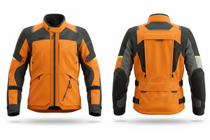 เสื้อแจ็คเก็ตขี่มอเตอร์ไซค์สำหรับกิจกรรมกลางแจ้ง กันน้ำ ระบายอากาศได้ดี ป้องกันการกระแทก พร้อมแผ่นเกราะ CE ป้องกันลม ทำจากผ้าทอ - Product Image 4