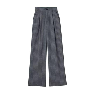 Pantalon décontracté droit pour homme, léger, écologique, respirant, coupe-vent, en toile, avec cordon de serrage, poches, coupe européenne, idéal pour l'été - Product Image 3