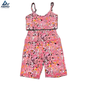Conjunto Deportivo Cómodo de Nueva Llegada con Estampado por Sublimación Personalizado, Ropa Deportiva de la Mejor Calidad, Conjunto Elástico para Gimnasio para Mujer - Product Image 4