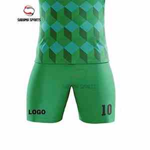 Camiseta de Entrenamiento de Fútbol de Manga Corta de Poliéster Ecológico OEM, Corte Automatizado para Uniforme de Fútbol, 100% Poliéster - Product Image 6