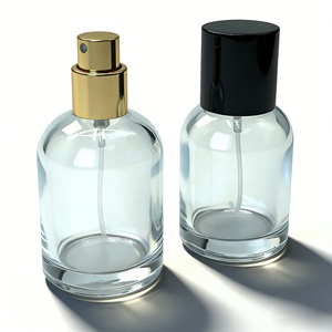 โรงงานขายส่งขวดน้ำหอมแก้วทรงกระบอกขนาด 30 มล. 50 มล. 100 มล. หรูหราสวยงาม พร้อมกล่อง - Product Image 3