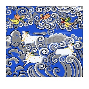 Mosaico de Vidrio Artístico Personalizado en CAD, Ecológico, Resistente al Agua, para Interiores de Villas, Paredes Decorativas, Hoteles y Apartamentos - Product Image 4
