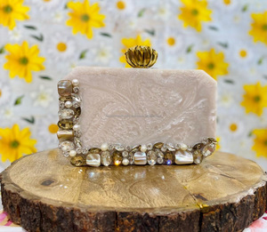 Resin <b>Clutch</b> Hand <b>Bag</b> Acrylic Bridal <b>Wedding</b> Evening <b>Clutches</b> for Celebrities Religious Events Girls' Souvenir - Product Image 4