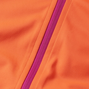 Veste softshell pour femme avec capuche, blocs de couleur, fermeture éclair, résistante à l'eau, vêtement d'extérieur, coupe classique, toutes saisons - Product Image 5