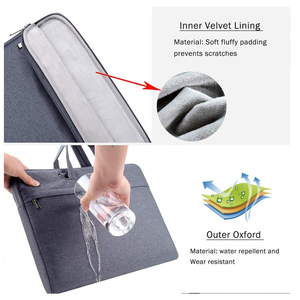 Bolso para portátil personalizado para mujeres y hombres, impermeable, para trabajo, bandolera, maletín, con bolsillos internos - Product Image 6