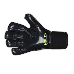 Gants de gardien de but, paume avant en latex de contact de 4 mm, dos en silicone imprimé, doigts enroulés, découpe en forme de pistolet, caoutchouc T-Tab, logo personnalisé - Product Image 5