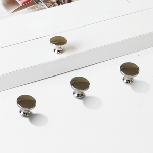 Zinc Alloy Round Cabinet <b>Knob</b> Polished Modern Minimalist Furniture Handle for Kitchen Wardrobe Drawer Bathroom Use OEM Available - Product Image 2